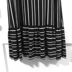 Cute black striped dress